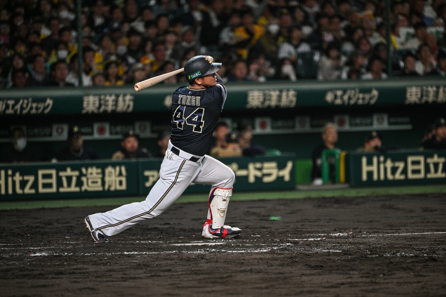 その後の4回にオリックス頓宮が同点ホームランを放つ ©︎Nanae Suzuki
