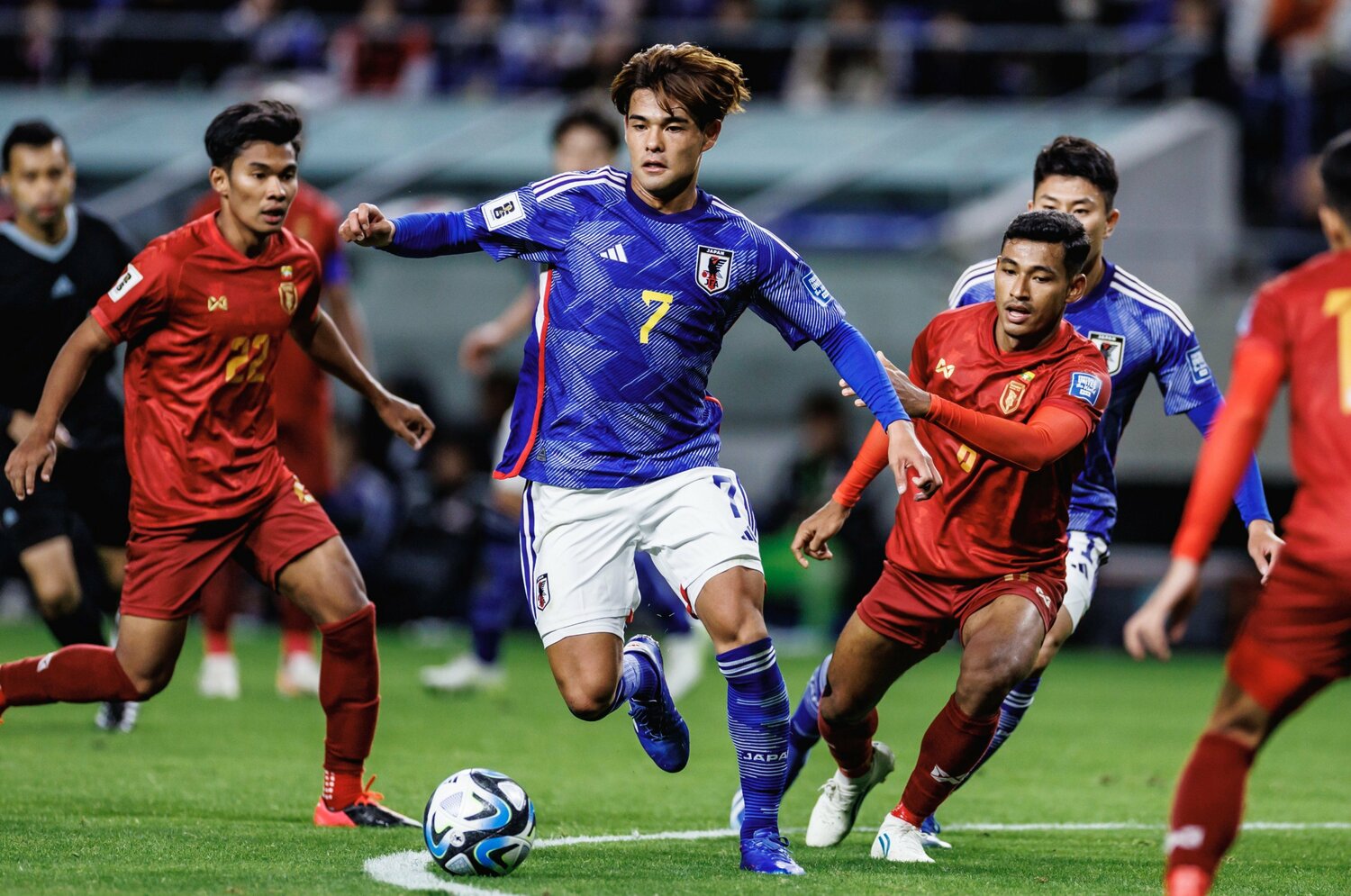 日本代表でも出場機会を得ている佐野　©Kiichi Matsumoto