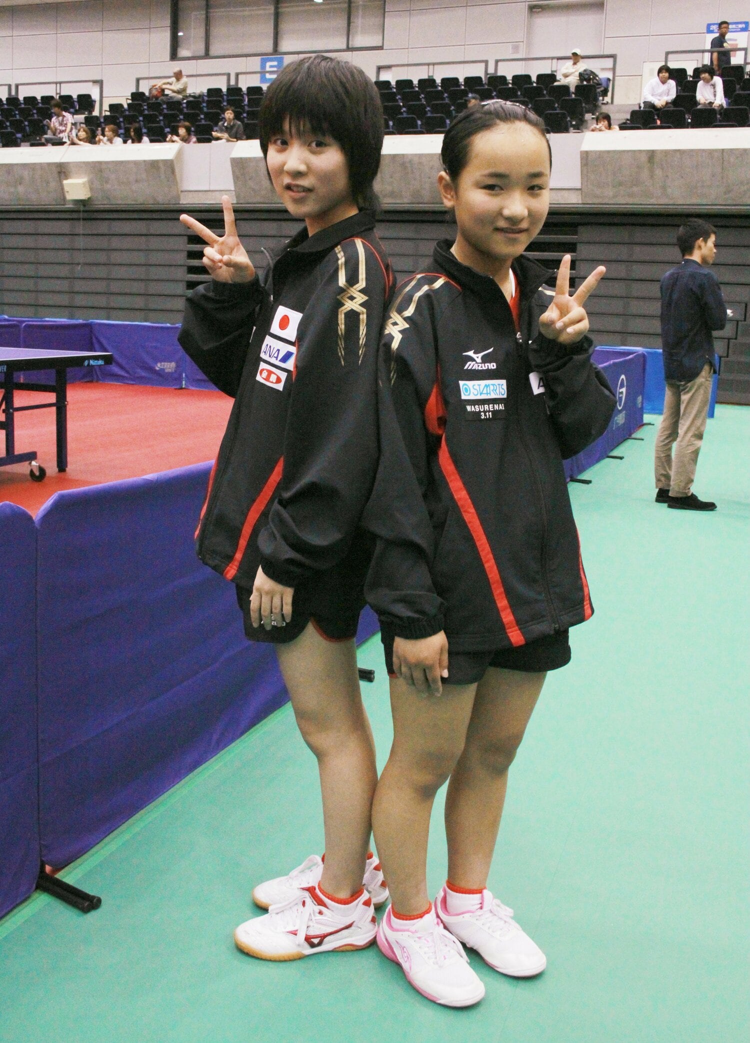 小学生ペアで話題を呼んでいた頃の伊藤と平野(写真は2012年) ©JIJI PRESS