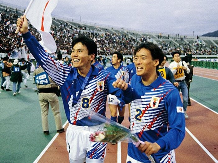 「ドーハの悲劇」は控え、オーストラリア戦で「9分だけの代表戦出場」…耐え続けた男・大嶽直人が力説する日本代表の“魂”とは＜Number Web＞ photograph by Katsuro Okazawa/AFLO