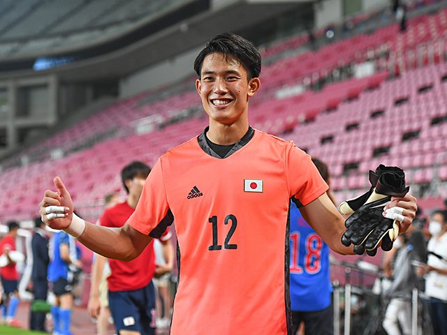 谷 晃生選手 Lサイズ 日本代表 GK 1st Y3ユニフォーム 新品 匿名便即 190センチ20歳の谷晃生が“たった2枠”の東京五輪代表を勝ち取るまで