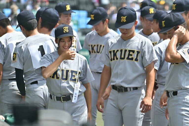 甲子園出場の夢を叶えた星よつはさん　©Hideki Sugiyama