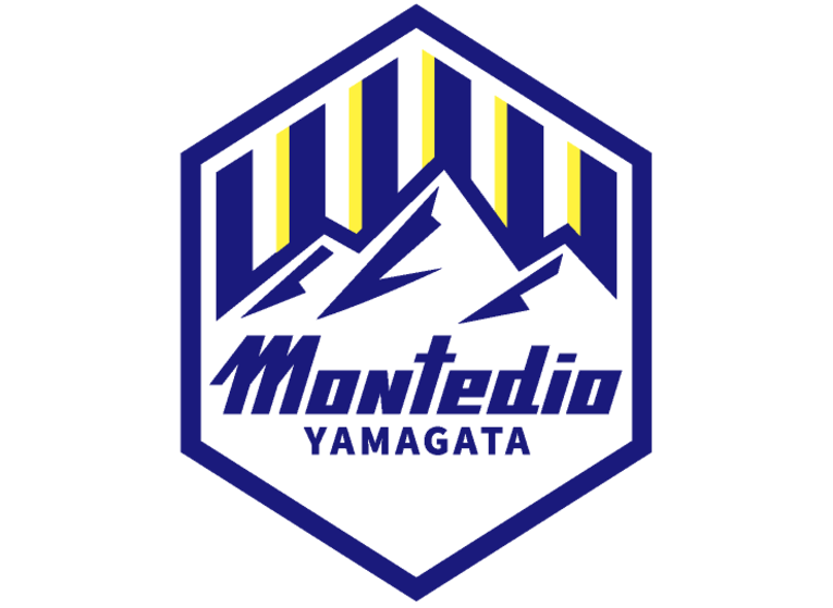 奥山氏がデザインしたモンテディオ山形の新エンブレム　©︎MONTEDIO YAMAGATA