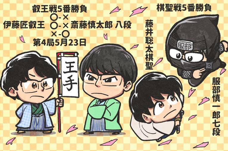 2026年4月の将棋ハイライト（全3枚中の2枚目）　©Junsei Chida