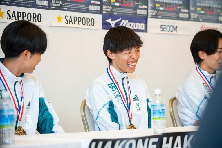 【黒田朝日レア写真】出走後もさわやか（3年時。写真は続きます）　©Nanae Suzuki