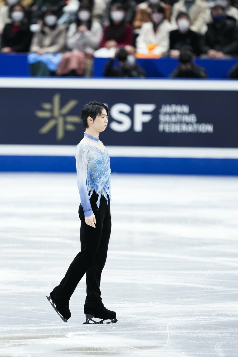 2021-2022シーズンのショートプラグラム『序奏とロンド・カプリチオーソ』　©Asami Enomoto