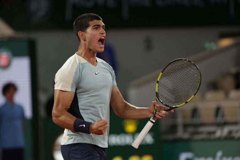 19歳の新星、アルカラス　©Hiromasa Mano