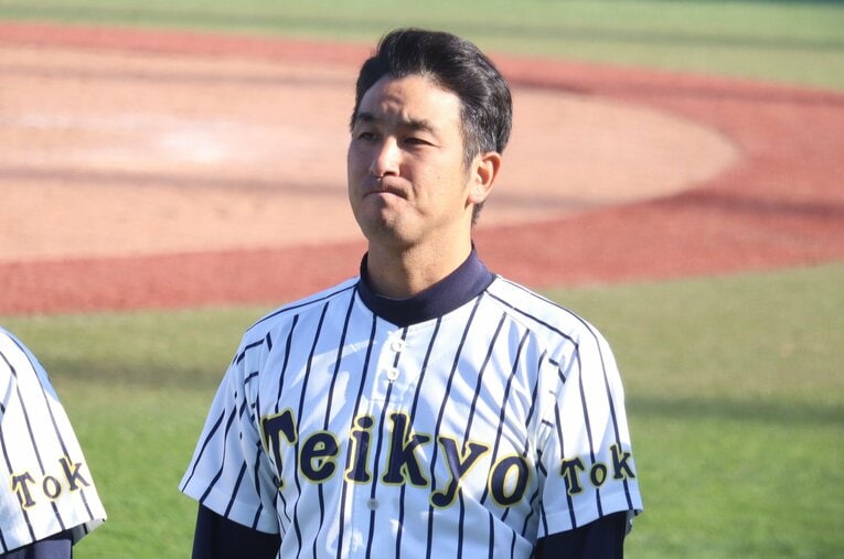 2021年から帝京野球部を率いる金田監督　©Genki Taguchi