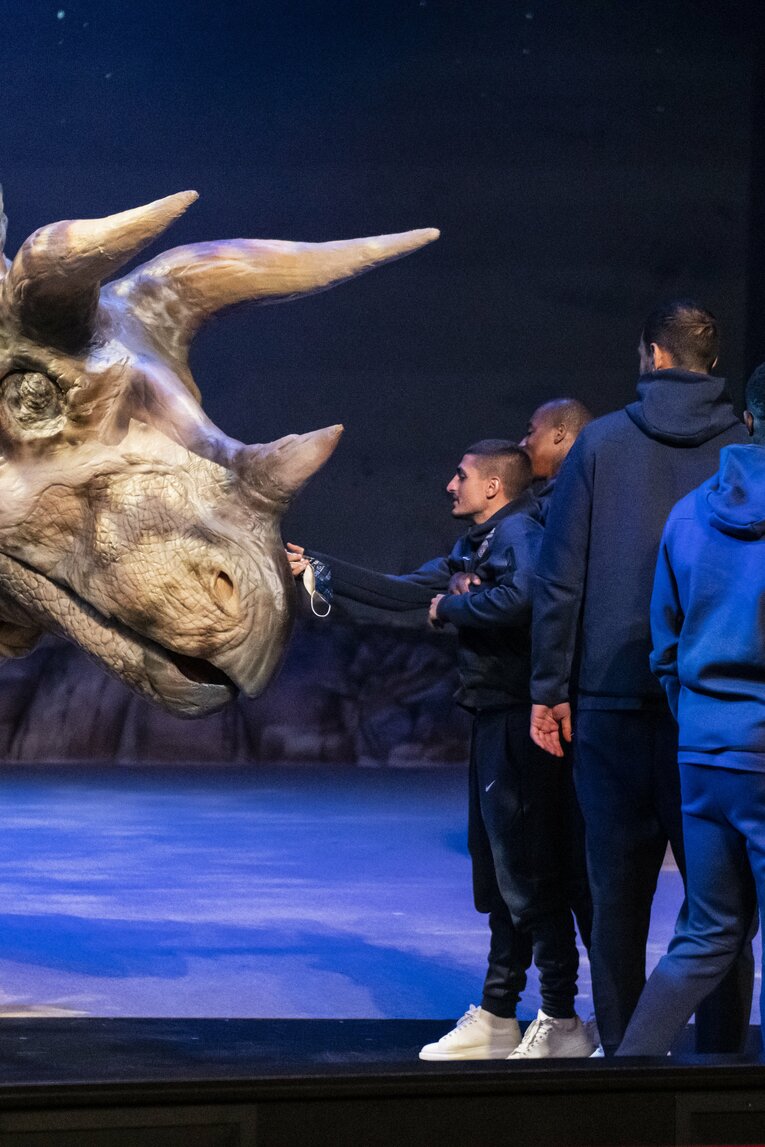 7月22日、豊洲で「ディノアライブ・プレミアム　タイムダイバー」を観覧　©Asami Enomoto