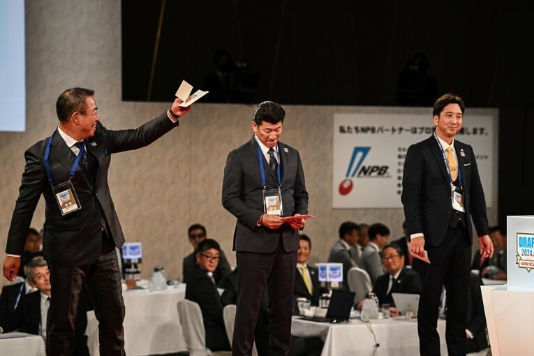 金丸投手の抽選は外したが　©Nanae Suzuki