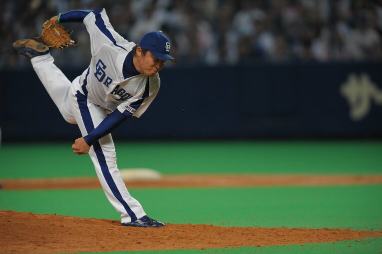 中里が「印象に残っている選手」の一人として上げた高橋聡文（2010年）©︎Tamon Matsuzono