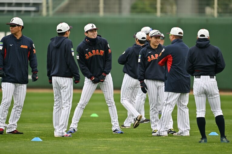 投手陣の練習風景　©︎Hideki Sugiyama
