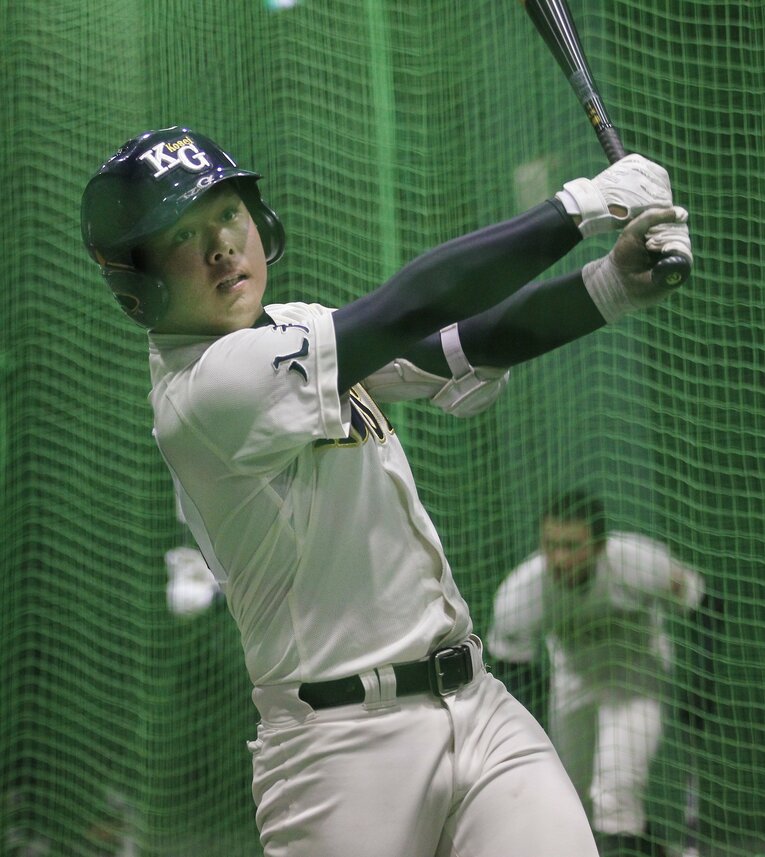 光星学院時代の田村　©︎JIJI PRESS