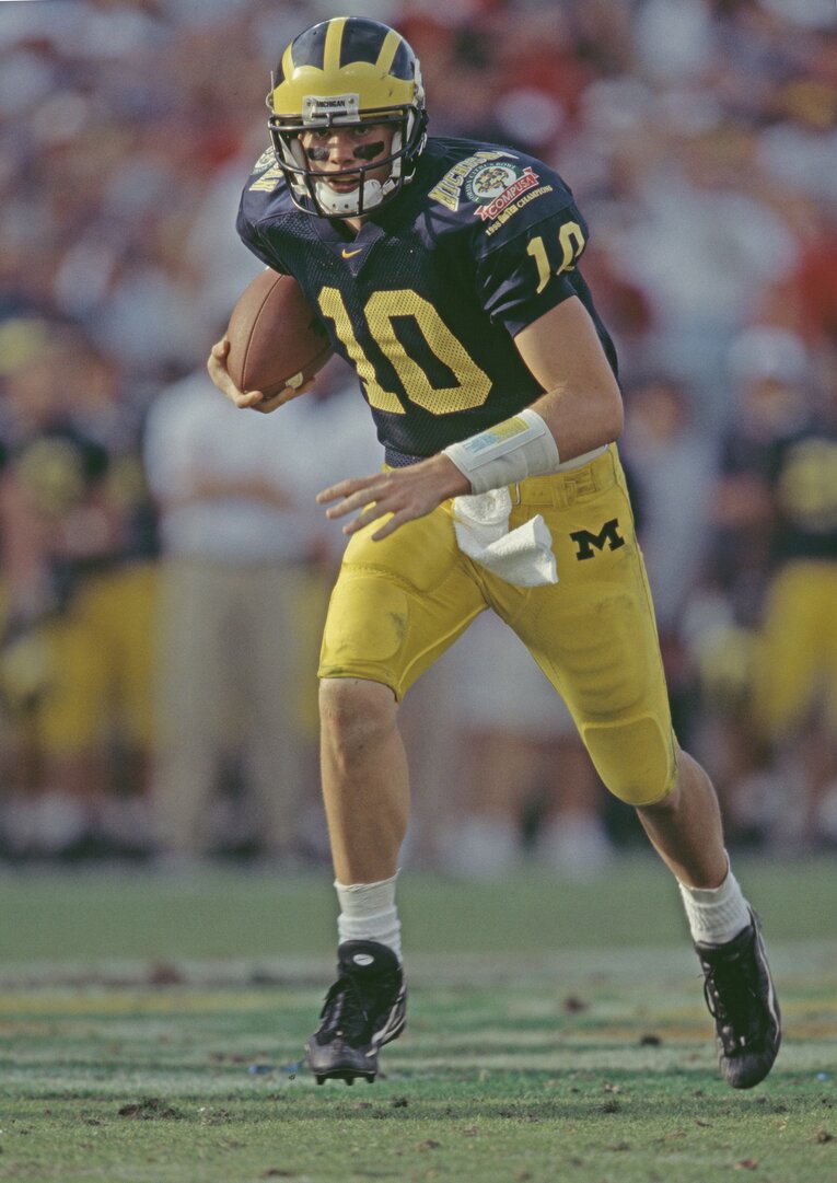 ミシガン大学時代のブレイディ（1999年1月撮影）　©Getty Images