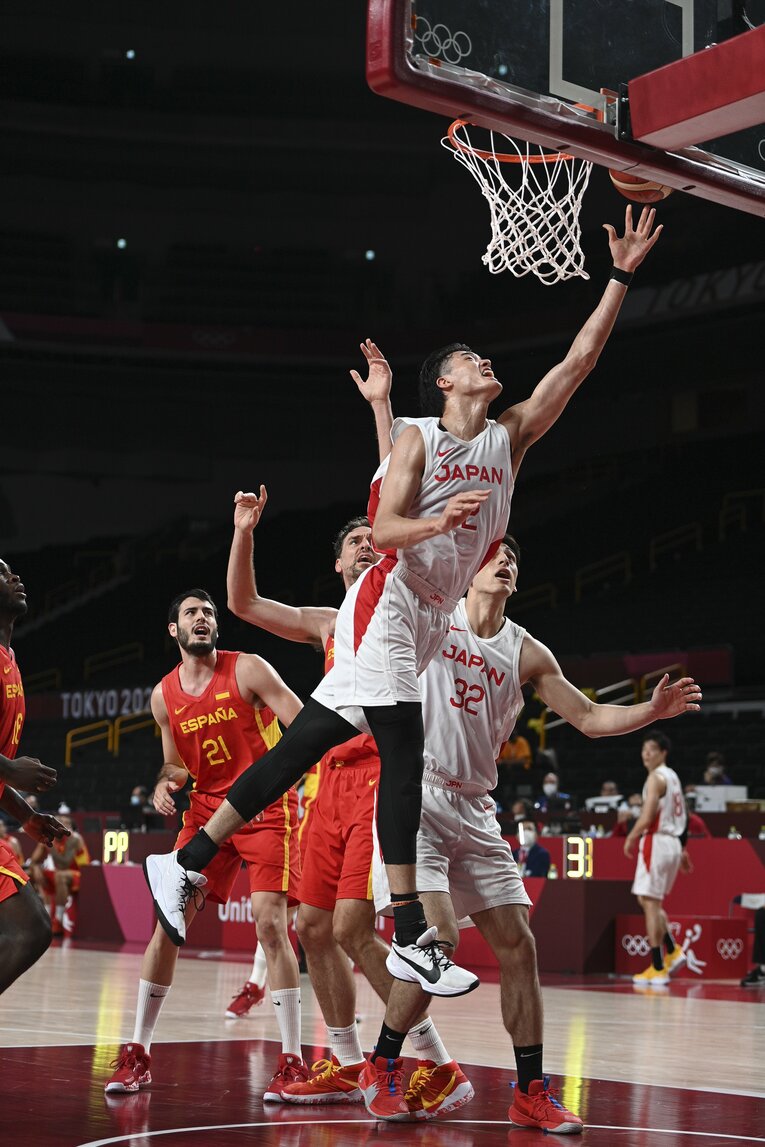 東京五輪に日本代表として出場した渡邊雄太　©JMPA