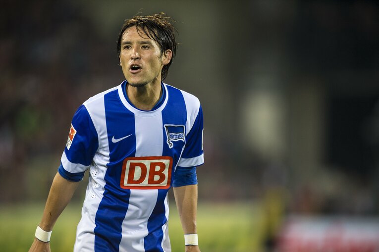 ブンデスリーガ、ヘルタ・ベルリン時代（2014年）©Takuya Sugiyama