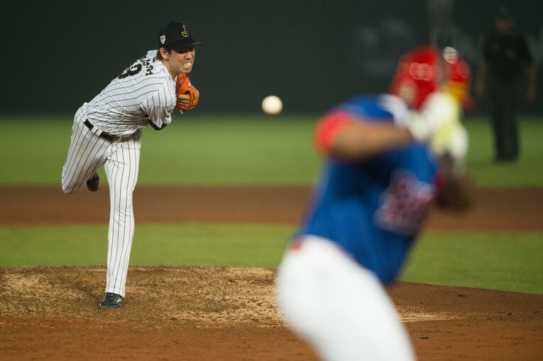 前田健太（2015年プレミア12）©︎Nanae Suzuki