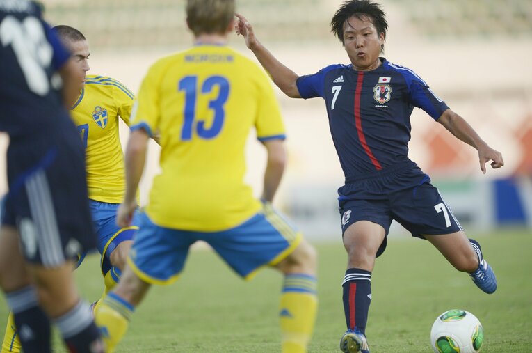 2013年U-17W杯に出場した仲村京雅　©FAR EAST PRESS/AFLO