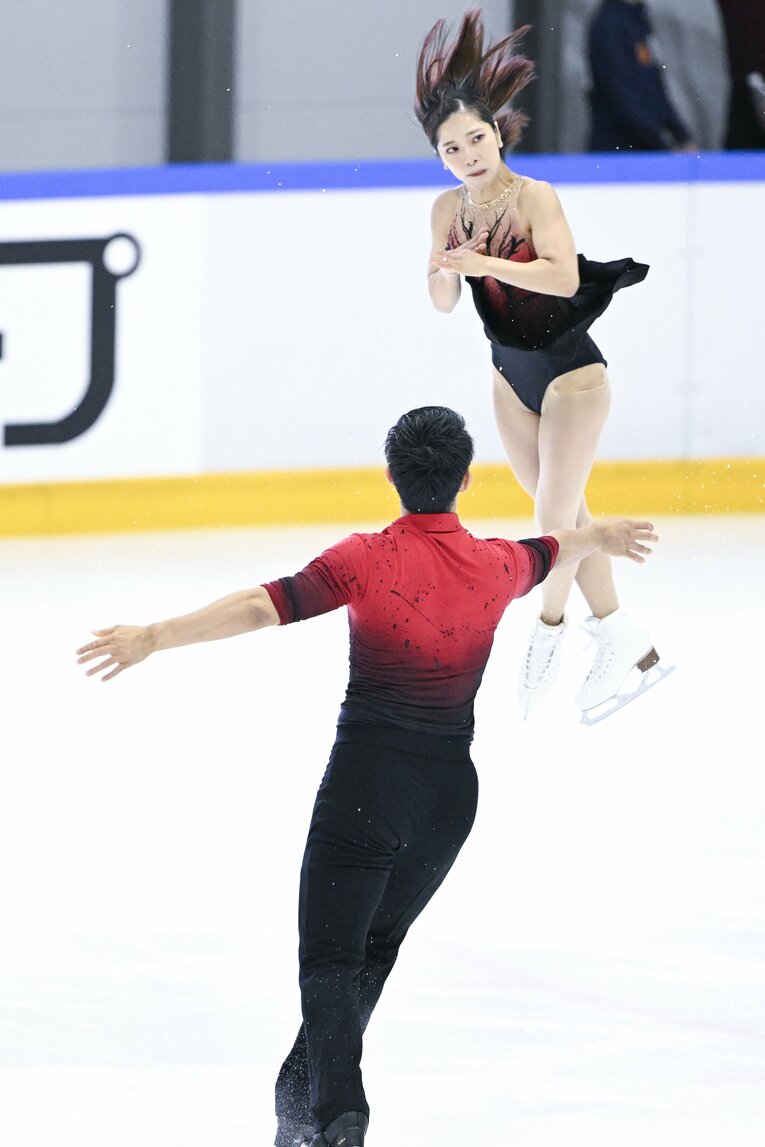 今季の国際大会初戦となった木下グループ杯ショートの演技　©Asami Enomoto