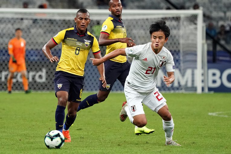 コパ・アメリカでの久保　©Getty Images