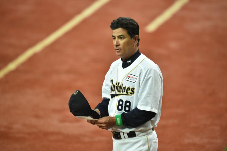 2014年、オリックス監督時代の森脇浩司　©︎Hideki Sugiyama