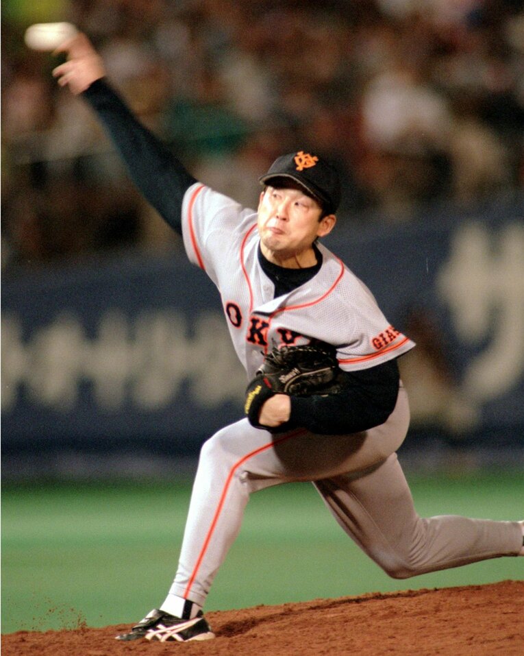 現役時代の木村龍治（巨人）　©︎KYODO