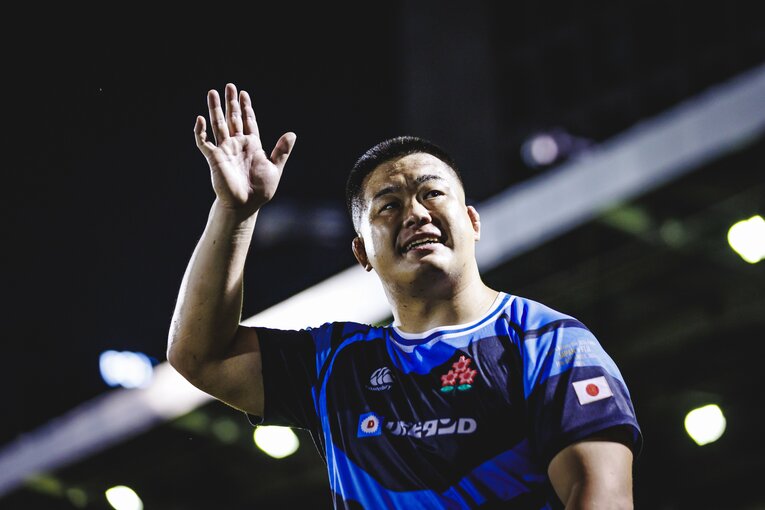 難敵フィジーを相手に劇的な逆転勝利を収めたフィジー戦　©Kiichi Matsumoto