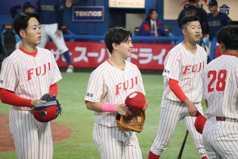 明治神宮大会では創価大に初戦で敗れた　©Genki Taguchi