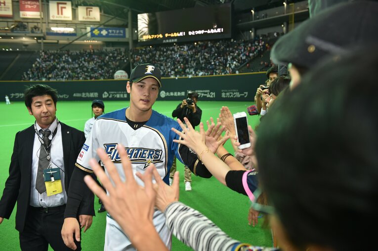 大谷翔平（2016年10年ぶりの日本一）　©︎Hideki Sugiyama