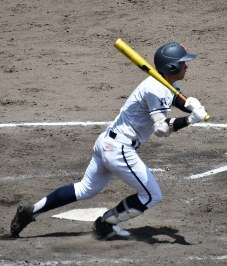 興南高時代の山形（本人提供）　©Kyudo Yamagata