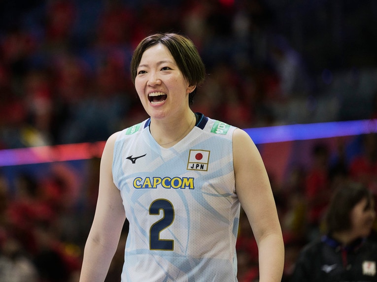 バレーボールネーションズリーグ 韓国戦　©︎Yuki Suenaga