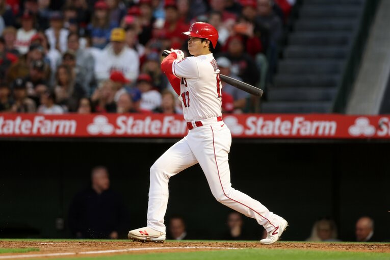 5月27日のマーリンズ戦。この時点では、まだ“何か”を探っている状態だった　©Getty Images