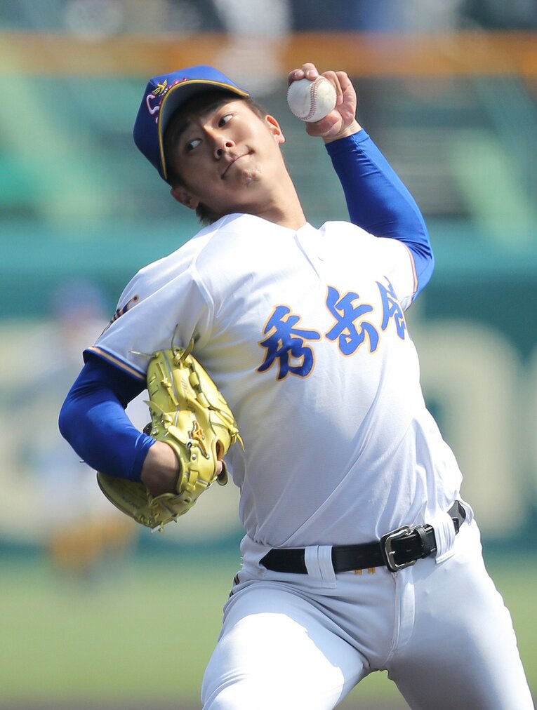 2016〜17年のあいだに甲子園4度出場、ベスト4に3回。秀岳館で活躍した田浦　©JIJI PRESS