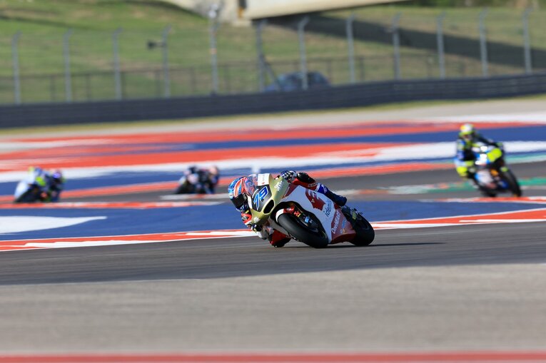 小椋が2位表彰台を獲得したアメリカズGPの走り　photograph by Satoshi Endo