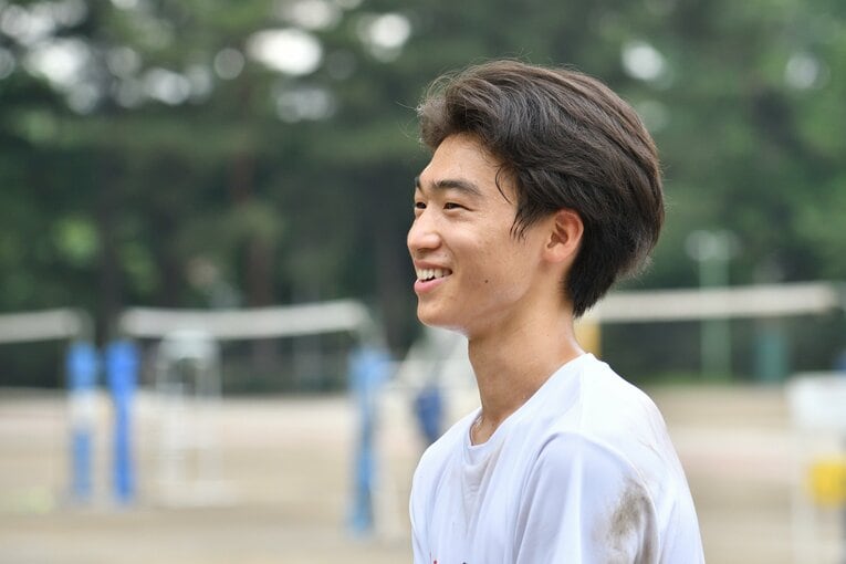 【2024年撮影】現在、桐朋高3年生の吉澤登吾は800ｍのU20日本選手権の王者だ　©Hideki Sugiyama