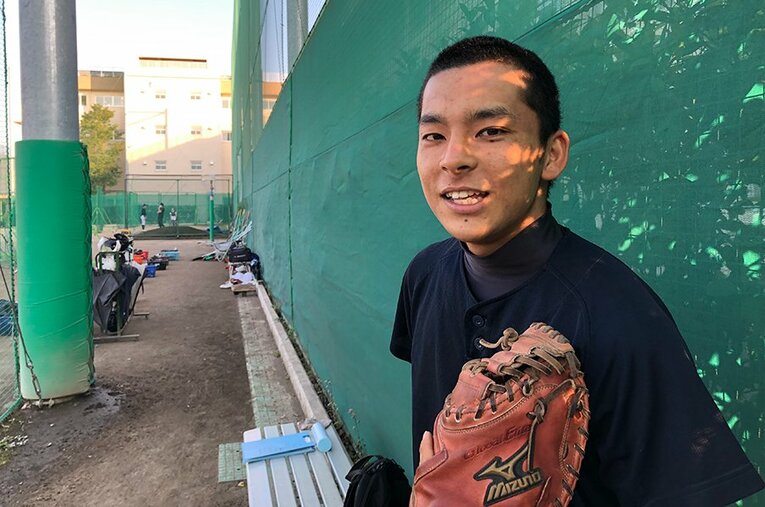 都日野台の藤波キャプテン ／ photograph by Takeshi Shimizu