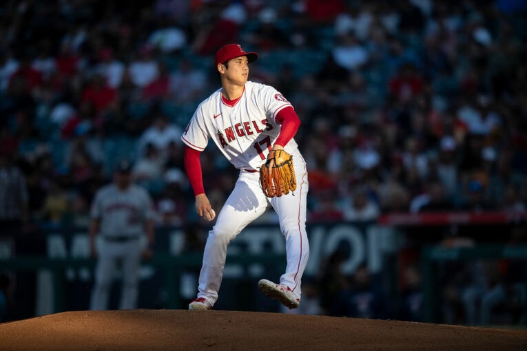 アストロズ戦で6回12奪三振1失点の好投を見せ、今季9勝目を挙げた　©Getty Images