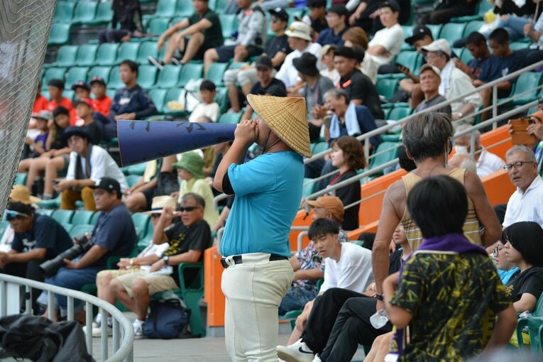 2025年夏の沖縄県大会3回戦。沖縄水産対興南　©Takarin Matsunaga