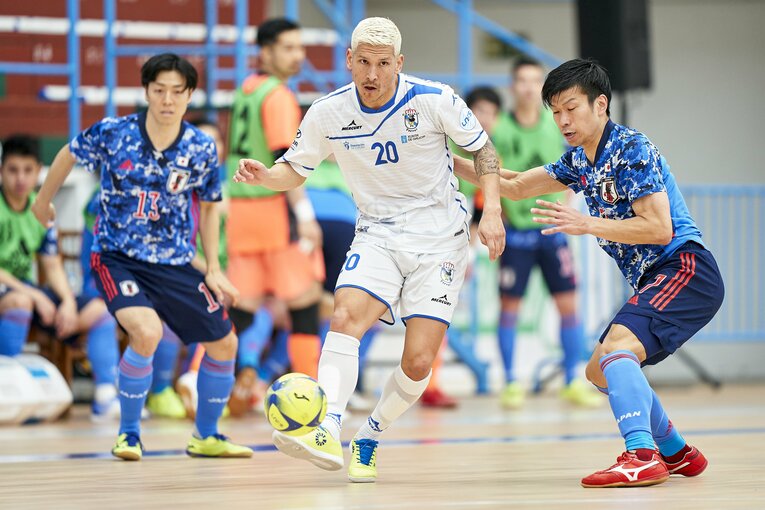 2020年2月にはフットサル日本代表の欧州遠征中に対戦した©Getty Images