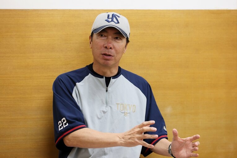 チームメイトであり、コーチであり、監督でもあった髙津臣吾氏　©Shigeki Yamamoto