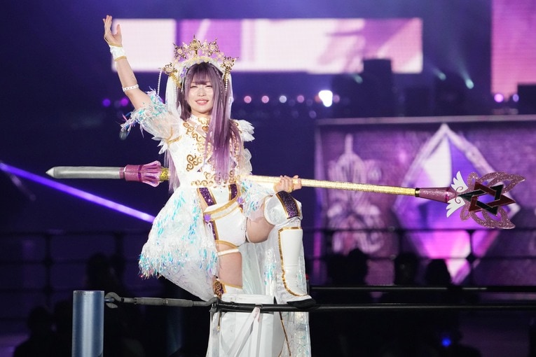 これが中野たむにとって最後の入場となってしまった　©Masashi Hara