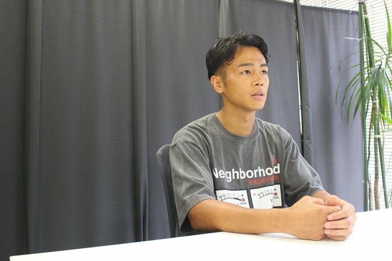 インタビューに応じる武居由樹　©Number Web