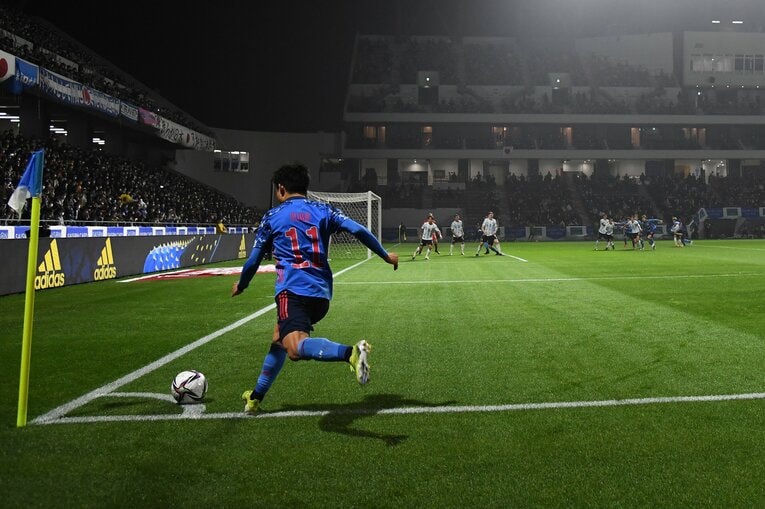 U-24アルゼンチン戦での久保©Getty Images