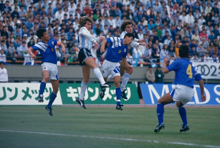 1992年キリンカップ アルゼンチン戦　©︎Kazuaki Nishiyama