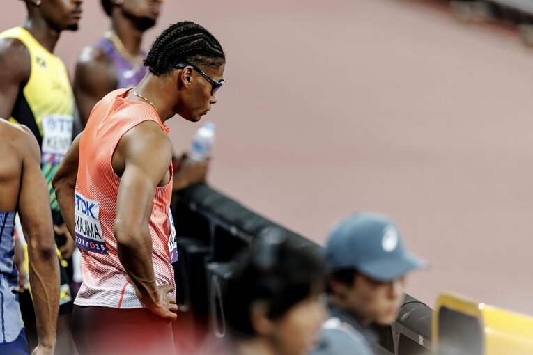 【東京世界陸上】1991年の高野進以来、34年ぶりとなる世界選手権での決勝進出を決めた中島　©Kiichi Matsumoto