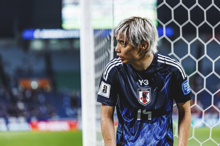 試合後の伊東純也　©Kiichi Matsumoto