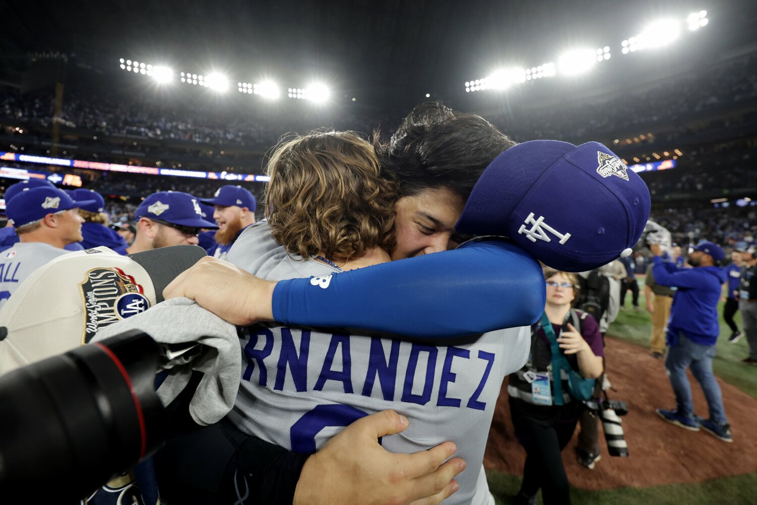 2025年ワールドシリーズでのキケと大谷 ©Getty Images