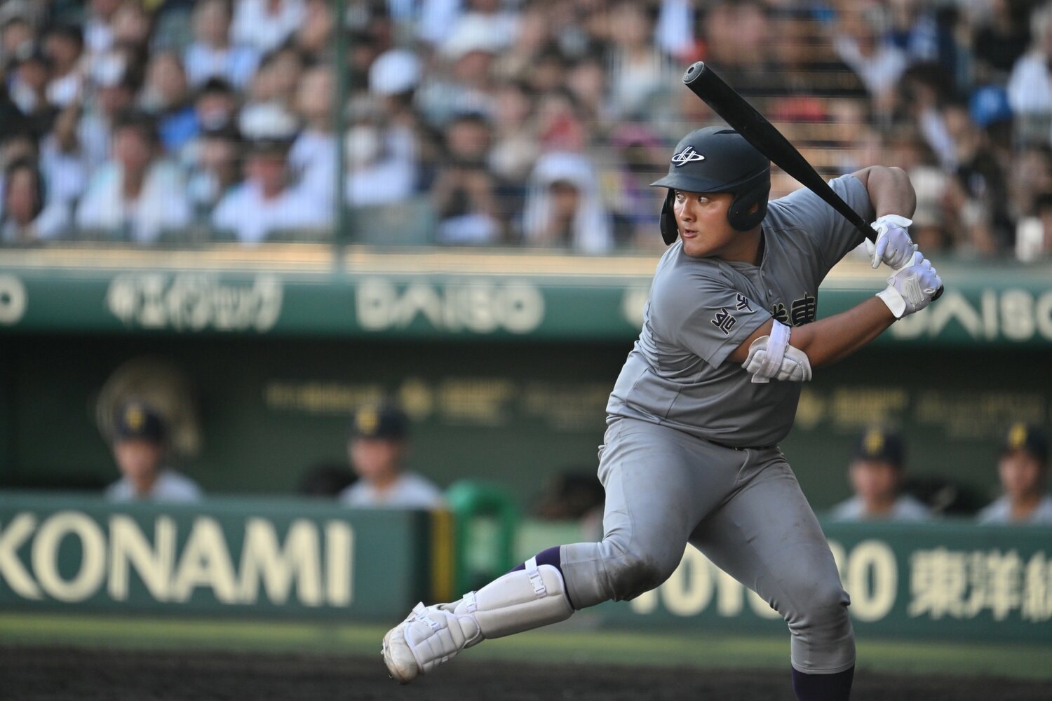 花巻東の佐々木麟太郎 ©Hideki Sugiyama
