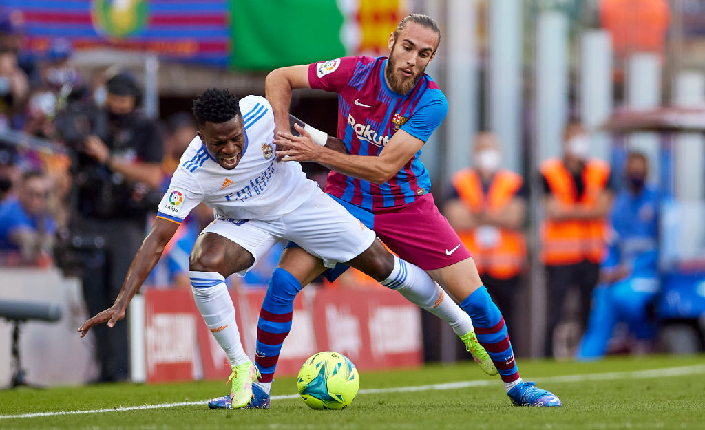 財政難の影響から、今季のバルサはカンテラ出身の若手主体の編成となっている©Getty Images