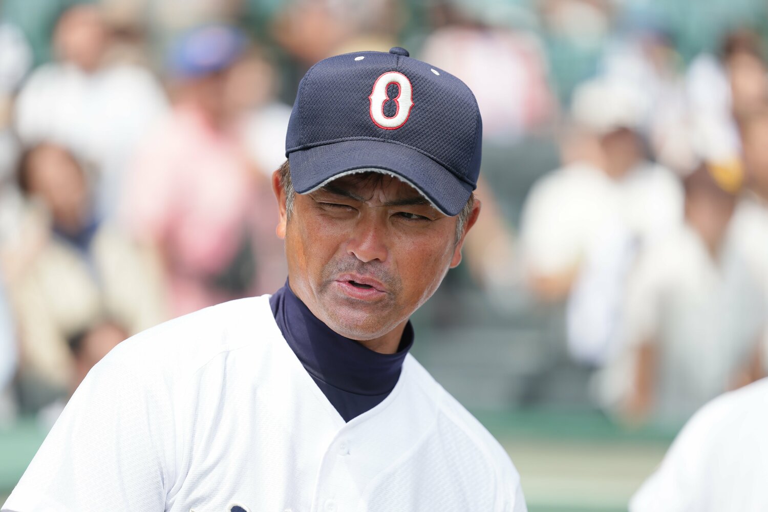 沖縄尚学を率いる比嘉公也監督、44歳 ©JMPA